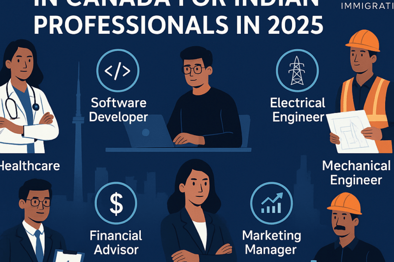 Top in-demand jobs in Canada for Indian professionals in 2025 by Priment Immigration